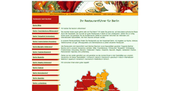 Desktop Screenshot of berlin-restaurantfuehrer.de